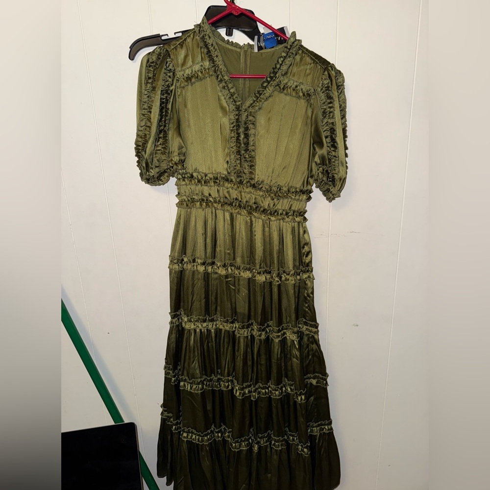 JessaKae Olive Long Sleeve Dress